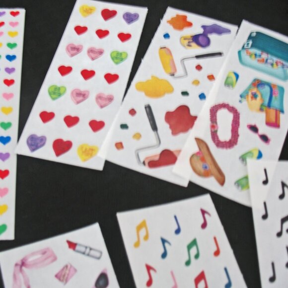 Creative Memories Lot Stickers, 35 studio -Sports, Backpacks, Rain Puddles, Food - Picture 7 of 11